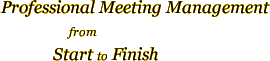 Professional Meeting Management from Start to Finish